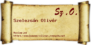 Szelezsán Olivér névjegykártya